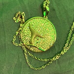 925 Sterling silver Necklace with Whale Tail Design